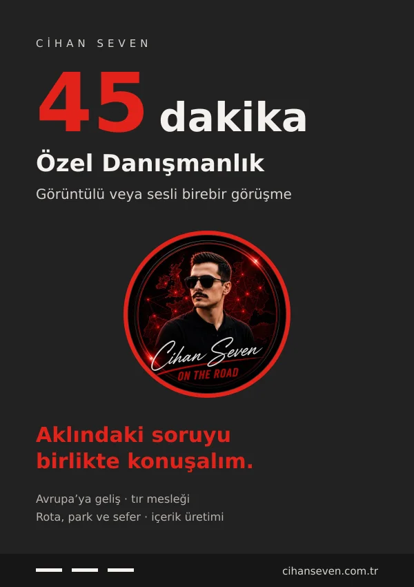 Özel danışmanlık — 45 dakika